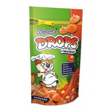 Pochoutka hlodavec Mlsoun mrkvové dropsy 75g Pochoutka hlodavec Mlsoun mrkvové dropsy 75g