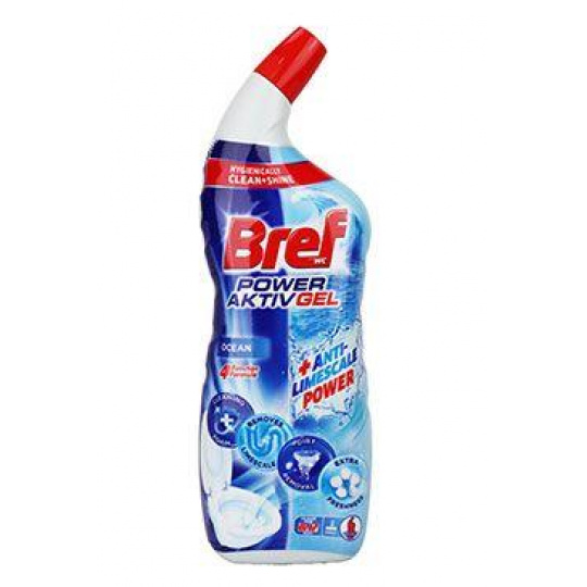 Wc čistič Bref Power Aktiv Ocean gel 700ml