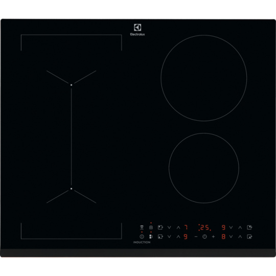 Electrolux LIV63431BK Černá Vestavěné 60 cm Indukční varná deska se zónami 4 zóna/zón