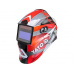 Yato YT-73921 svářečská maska/přilba Welding helmet with auto-darkening filter Černá, Červená, Stříbrná