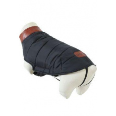 Obleček prošívaná bunda pro psy LONDON černá 30cm Zolu Obleček prošívaná bunda pro psy LONDON černá 30cm Zolu