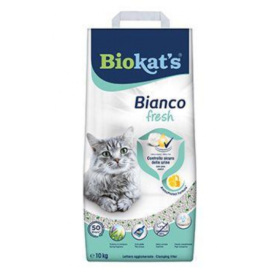 Podestýlka Biokat's Bianco Fresh Control 10kg Podestýlka Biokat's Bianco Fresh Control 10kg