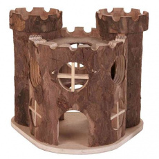 Dřevěný hrad MATTI pro hlodavce 17x15x12cm TRIXIE Dřevěný hrad MATTI pro hlodavce 17x15x12cm TRIXIE
