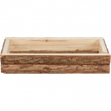 Krmná miska pro hlodavce, 450 ml/ 27 x 5 x 13 cm, borové dřevo