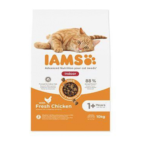 Iams Cat Adult Indoor Chicken 10kg Iams Cat Adult Indoor Chicken 10kg