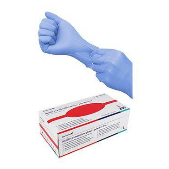 Rukavice nest.vyš.CVET nitril L/200ks modré