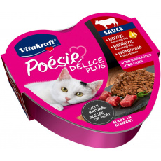 VITAKRAFT POESIE DELICE PLUS Hovězí - mokré krmivo pro kočky - 85g