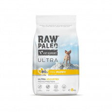 RAW PALEO Ultra Mini Puppy Turkey - suché krmivo pro štěňata - 8 kg