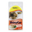 Gimpet kočka konz. ShinyCat  kuře+papája 2x70g