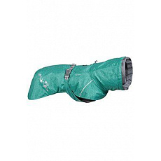 Obleček Hurtta Monsoon coat II paví zeleň 45