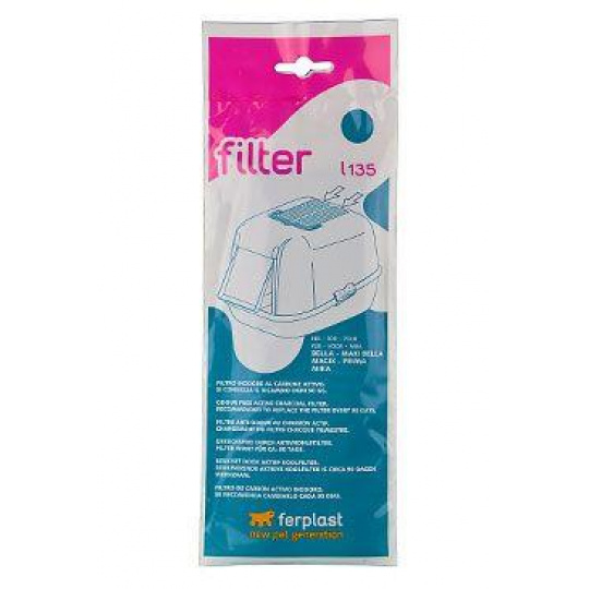 Náhradní filtr uhlík.WC pro kočky L135 Bella,Magix FP