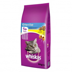 Whiskas STERILE suché krmivo pro kočky Kuře pro dospělé 14 kg