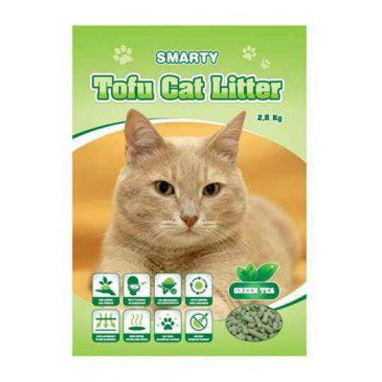 Podestýlka Smarty Tofu Cat Litter-Green Tea 2,8kg/6l