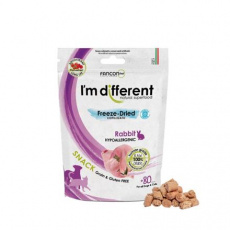 I´M DIFFERENT SNACK králík - mrazem sušený pamlsek, 40 g I´M DIFFERENT SNACK králík - mrazem sušený pamlsek, 40 g