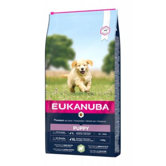 Eukanuba Puppy Štěně Jehněcí, Rýže 12 kg