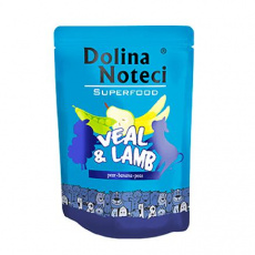 DOLINA NOTECI SUPERFOODS telecí a jehněčí kapsička pro psy 300 g DOLINA NOTECI SUPERFOODS telecí a jehněčí kapsička pro psy 300 g