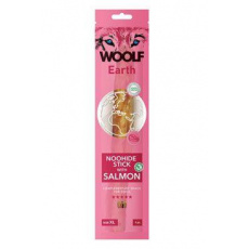 WOOLF pochoutka Earth NOOHIDE XL Stick with Salmon 85g WOOLF pochoutka Earth NOOHIDE XL Stick with Salmon 85g