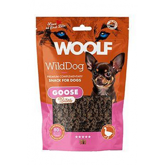 WOOLF WildDog poch. Bites Soft Goose 100g