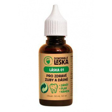 LÁSKA 01 Pro zdravé zuby a dásně psů 50ml LÁSKA 01 Pro zdravé zuby a dásně psů 50ml