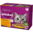 WHISKAS sáček želé drůbež, kachna, krůta, kuře - mokré krmivo pro kočky - 12x85 g