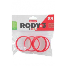 Komponenty Rody 3-spojovací kroužek červený 4ks Zolux Komponenty Rody 3-spojovací kroužek červený 4ks Zolux
