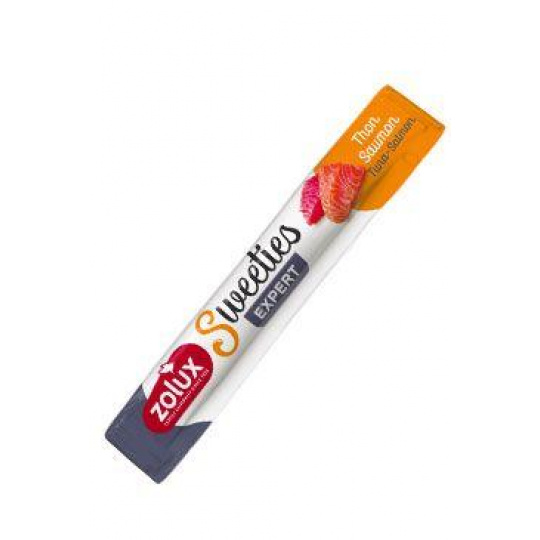 Pochoutka kočka SWEETIES tuňák+losos krém.tyč.14gZolux Pochoutka kočka SWEETIES tuňák+losos krém.tyč.14gZolux