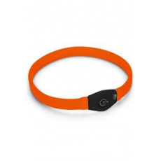 Obojek USB Visio Light LED nabíjecí 65cm oranžový KAR Obojek USB Visio Light LED nabíjecí 65cm oranžový KAR