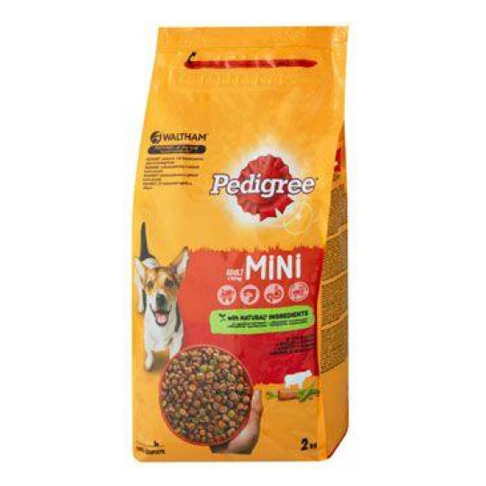 Pedigree Dry Adult Small hovězí se zeleninou 2kg