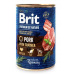 Brit Premium Dog by Nature  konz Pork & Trachea 400g