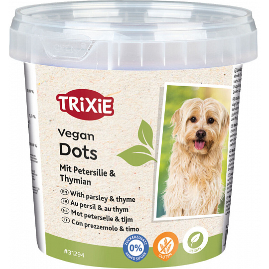 Vegan Dots, měkké mini válečky s petrželí a tymiánem, 200 g
