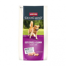 GranCarno Dog DryFood Adult s drůbežím a jehněčím masem, 12kg GranCarno Dog DryFood Adult s drůbežím a jehněčím masem, 12kg