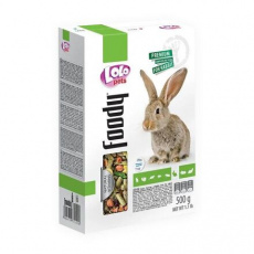 LOLO Foody kompletní krmivo pro králíky 500 g krabička LOLO Foody kompletní krmivo pro králíky 500 g krabička