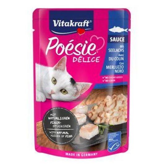 Vitakraft Cat Poésie Délice Sauce kapsa treska tm. 85g