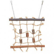 Natural Living - šplhací stěna čtverec závěsný 27 x 24 cm Natural Living - šplhací stěna čtverec závěsný 27 x 24 cm