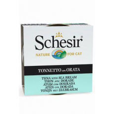 Schesir Cat konz. Adult tuňák/pražma 85g Schesir Cat konz. Adult tuňák/pražma 85g