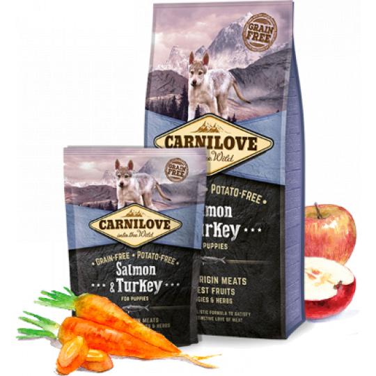 Carnilove Dog Salmon & Turkey for Puppies 4kg