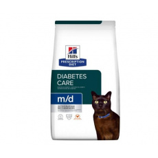 HILL'S PD M/D Diabetes Care Chicken - suché krmivo pro kočky - 3kg