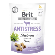 BRIT Functional Snack Antistress Shrimp - pochoutka pro psy - 150g