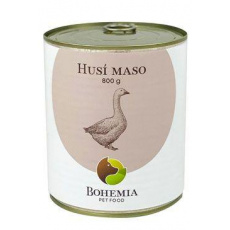 BOHEMIA MASO Husí ve vlastní šťávě 800g BOHEMIA MASO Husí ve vlastní šťávě 800g