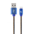 Cablexpert CC-USB2J-AMCM-1M-BL USB kabel USB 2.0 USB A USB C Modrá