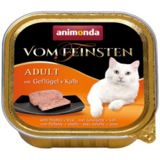 ANIMONDA paštika ADULT - drůbež, telecí pro kočky 100g ANIMONDA paštika ADULT - drůbež, telecí pro kočky 100g