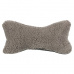 Polštář pod hlavu BENDSON ergonomický, 40 x 22 cm, světle šedá/tmavě šedá