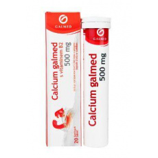 Calcium 500mg šumivý eff tbl 20 Galmed Calcium 500mg šumivý eff tbl 20 Galmed
