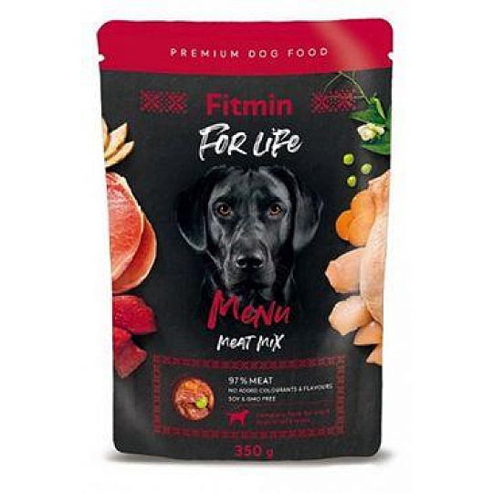 Fitmin FL dog kapsa Menu Meat mix 350g