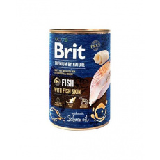 Brit Premium by Nature dog  Fish with Fish Skin 6 x 400 g konzerva