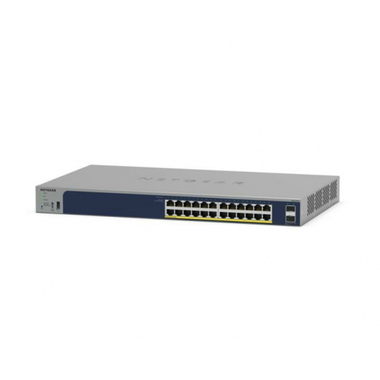 NETGEAR GS724TPv3 Řízený L2 Gigabit Ethernet (10/100/1000) Podpora napájení po Ethernetu (PoE) Šedá