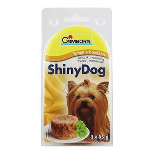 Gimborn ShinyDog konz. tuňák&hovězí 2x85g Gimborn ShinyDog konz. tuňák&hovězí 2x85g