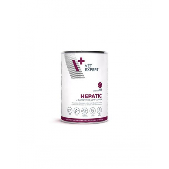 VetExpert VD dog 4T Hepatic konzerva 400 g