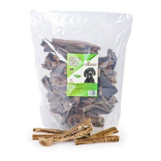 NATURECA pochoutka Hovězí dršťky sušené 15cm 1kg NATURECA pochoutka Hovězí dršťky sušené 15cm 1kg