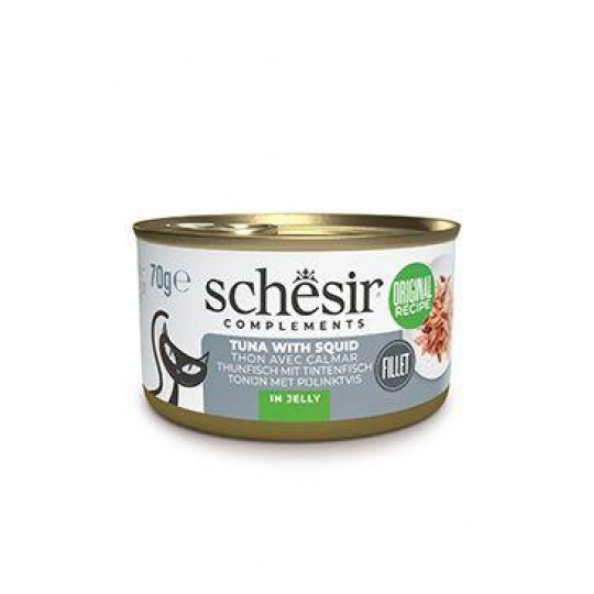 Schesir Cat konz. Adult tuňák/oliheň 70g